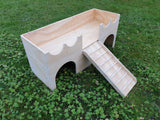 Large Castle Rabbit hutch house