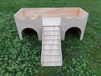 Large Castle Rabbit hutch house
