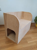 Hop Up Bench Rabbit Hutch House