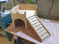 Corner Castle Reptile Vivarium Terrarium House