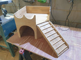 Corner Castle Reptile Vivarium Terrarium House