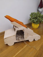 Katyusha Rocket Launcher Feeder Rabbit Hutch House
