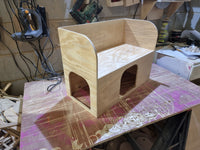 Hop Up Bench Rabbit Hutch House