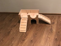 2 Ramps Castle Guinea Pig Hutch House