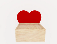 Valentine Heart Rabbit Bed Comfortable Cozy Bed Love Perfect for Small Animals Custom Sizes Available