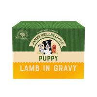 James Wellbeloved Puppy &amp; Junior Pouches - Nourriture pour chiens à l'agneau et au riz
