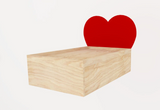Valentine Heart Guinea Pig Hutch Indoor Bed