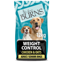 Burns Adult & Senior Weight Control+ - Chicken & Oats Dog Food