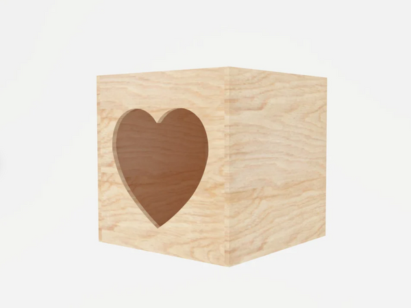 Valentine Heart Rabbit Hutch House