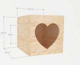 Valentine Heart Rabbit Hutch House