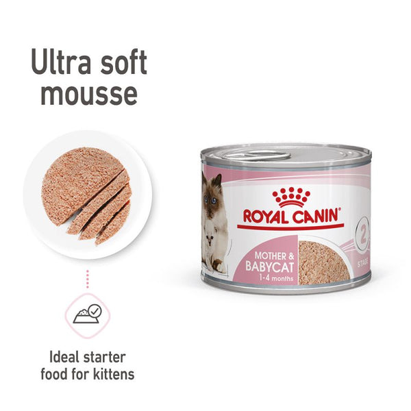 Royal Canin Mother & Babycat Ultra Soft Mousse Cat Food