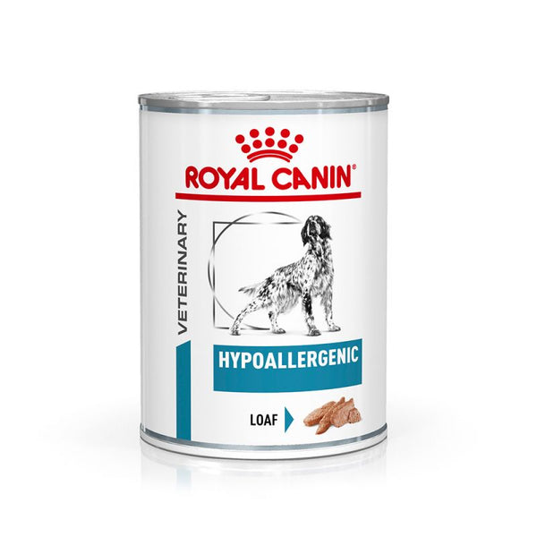 Royal canin veterinary diet canine hypoallergenic wet top 12x400g can