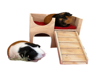 Half Castle Guinea Pig Hutch House
