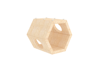 Hexagon Wooden Chinchilla Cage