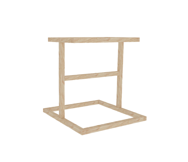 Three Wooden Stand Bird Perch