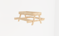 Picnic Table Guinea Pig Hay Feeder