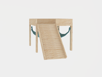 With Stand Ramp & Viewing Terrace Guinea Pig Hutch Hammock