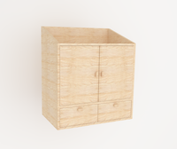 Armoire à tiroirs de rangement en arc