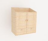 Armoire à tiroirs de rangement en arc
