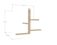 Wooden Stand Four Bird Perch