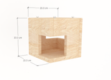 2 Openings Square Chinchilla Cage