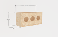 Three Holes Rabbit Hay Feeder