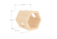 Hexagon Wooden Chinchilla Cage