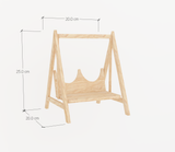 Swing Crown Seat Rabbit Cage Accessories