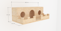 Rectangular Castle Chinchilla Cage