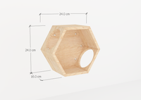 Wooden Hexagon Chinchilla Cage