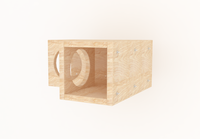 Wooden Tunnel Chinchilla Cage