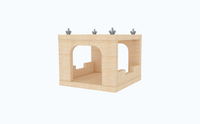 Cube Small Wood Chinchilla Cage