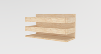 Wooden Rectangular Rabbit Hay Feeder
