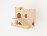 Castle With Stairs Ramp Chinchilla Cage