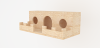 Rectangular Castle Chinchilla Cage