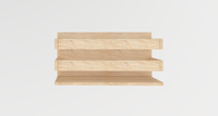 Wooden Rectangular Rabbit Hay Feeder