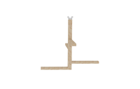 Wooden Stand Four Bird Perch