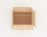 Armoire à tiroirs de rangement en arc