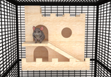 Castle With Stairs Ramp Chinchilla Cage