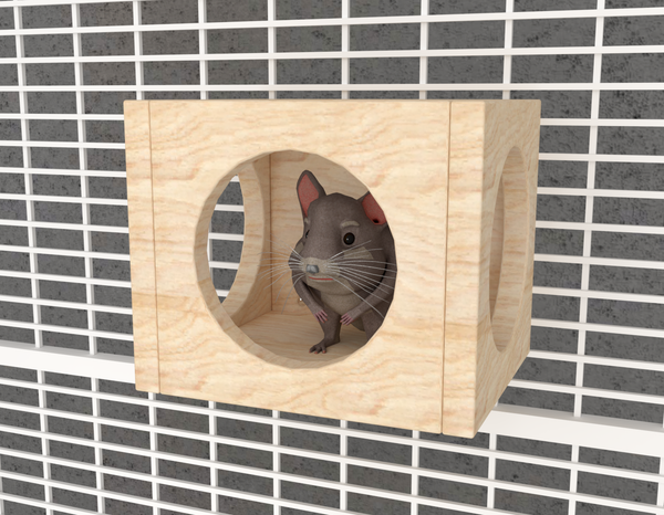 Square With Holes Chinchilla Cage