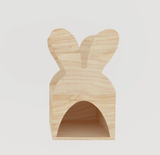 Clapier pour cochon d'Inde avec oreilles de lapin 